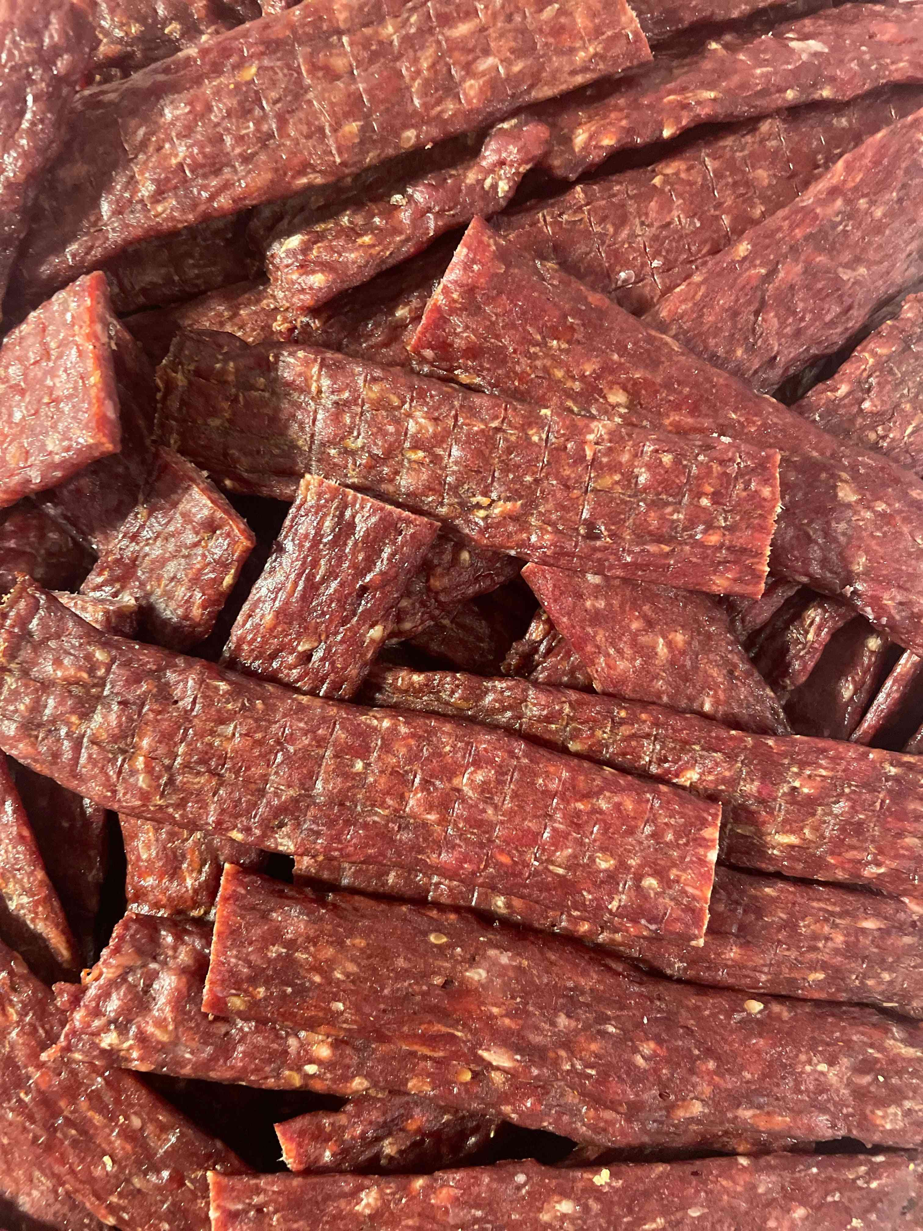 tangy teriyaki beef jerky flats